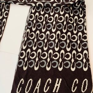 Coach scarf reversible